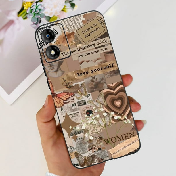 Motorola Moto E13/E20 E30 E40 Funda De Silicona Suave TPU Más Reciente 2023 Diseño Carcasa Para MotoE30 e 40 20 13 Shell Gao Jiahui unisex