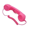 thumbnail image 2 of Matsuzay Teléfono Auricular Elegante Cómodo Auricular Receptor Con cable A prueba de radiación Receptores de teléfono universales Teléfonos Videojuegos y accesorios Rosa roja, 2 of 6