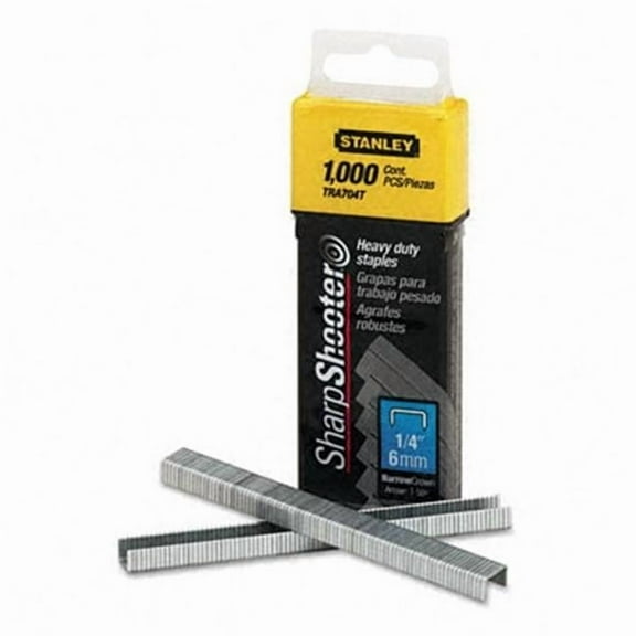 Stanley Bostitch Sharpshooter 1/4 Leg Length Staples 1000/box