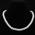 thumbnail image 4 of Collier de Perles en Fausse Perle Simple Mode Bijoux de Fête pour Femmes Cadeau d'Anniversaire, 4 of 5