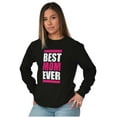 thumbnail image 3 of Best Mom Ever Cute Mothers Day Mommy Women Plus Size Long Sleeve Graphic Tee Brisco Brands 2X, 3 of 5