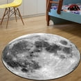 thumbnail image 4 of PENGXIANG Earth Moon Planet 3D Print Soft Carpet Anti-slip Rug Floor Mat Home Decor, 4 of 9