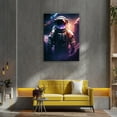 thumbnail image 3 of Astronaut Wall Art Creative Astronaut Space Canvas Theme Paintings, Modern Art Style Posters with Colorful Explosion Effects, astronaut Series Home Images, Living Room, Dining Room Unframed, 3 of 6
