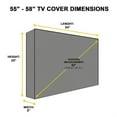 thumbnail image 5 of 55in-58in Outdoor TV Cover 600D Waterproof TV Cover Weatherproof Dust Proof TV Screens, 5 of 7