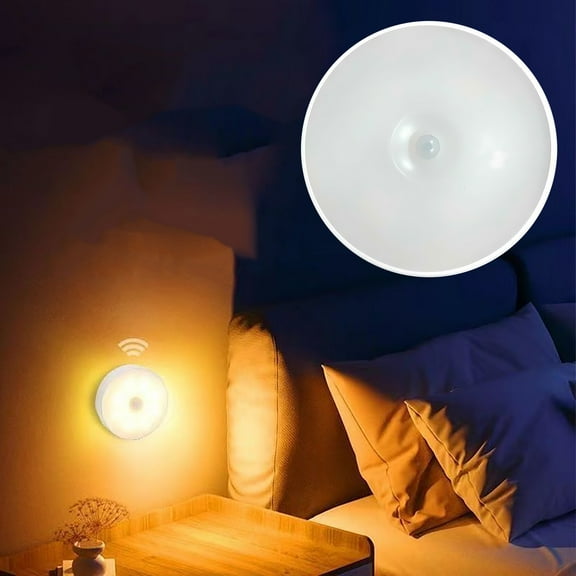 Msgweeeg Table Lamp Small Desk Lamp Human Body Intelligent Sensing Light Corridor Non Plug In Small Night Light Fully Automatic Super Bright Toilet Corridor Dormitory Home Use