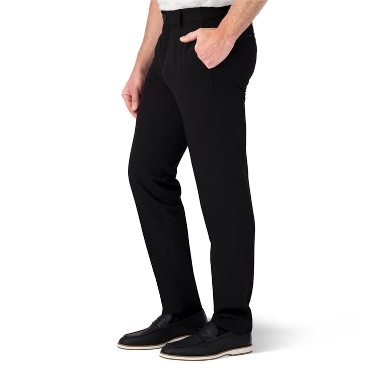 Report Collection Adam Elastic Performance Woven Stretch Men's Dress Pants, Size: 36, Black Report Collection Adam Elastic Performance Woven Stretch Men's Dress Pants, Size: 36, Black