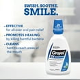 Orajel Antiseptic Mouth Sore Rinse for Canker Sores & Gum Irritation