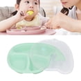 thumbnail image 1 of Assiette pour Nourriture pour Bébé à Sections, Assiette Compartimentée Épaisse en Forme de Baleine Compatible Lave-Vaisselle pour Bébé, 1 of 7
