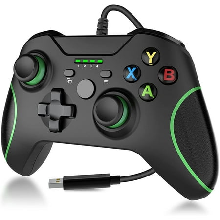 Obligate Cilia Strength Wired Controller for Xbox One, Wired Xbox One Game Controller with Audio  Jack and Dual Vibration, USB Gamepad Joypad Gaming Controller Compatible  with Xbox One/S/X/and PC Win 7/10 | Walmart Canada