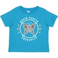 thumbnail image 3 of Inktastic Brain Cancer Awareness with Grey Ribbon and Butterfly Boys or Girls Toddler T-Shirt, 3 of 5