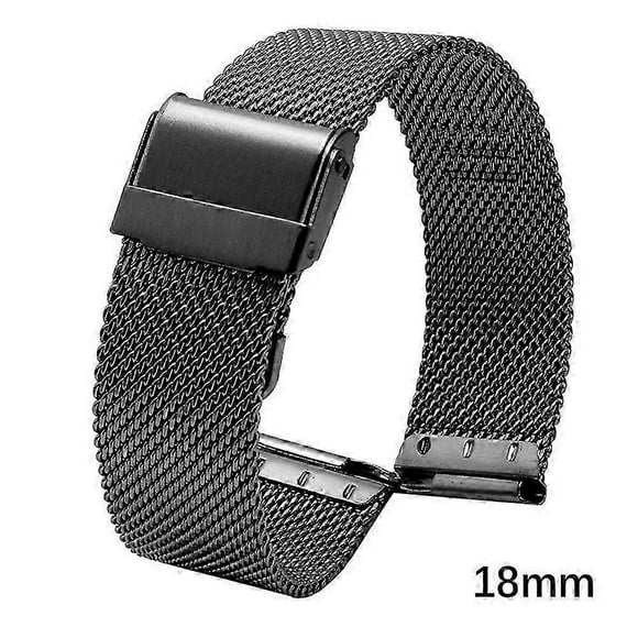 Stainless Steel Mesh Band for Men Women Thick Heavy Duty Metal Watch Strap Great Present Idea