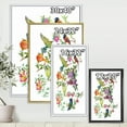 thumbnail image 4 of Designart 'Colourful Birds and Tropical Flowers II' Traditional Framed Canvas Wall Art Print, 4 of 5