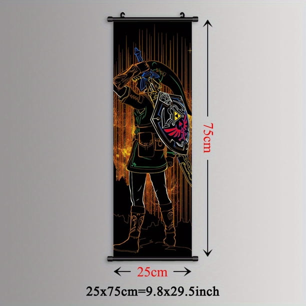 1pc Pintura Colgante De Plástico, Pósters De Lienzo De Personajes De Juegos, Decoración De Habitaciones, Decoración De Arte De Pared De Patrones, Para Sala De Estar, Dormitorio, Oficina, Cocina, Resta