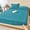Deep Sea Teal, variant on King Size Fitted Sheet Set - Denim Blue 3 Piece Bedding Sets 16" Deep Pocket Fitted Sheet with 2 Pillowcases, Rustic Farmhouse Solid Color Brushed Microfiber Hotel Luxury Bed Sheets