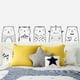 thumbnail image 1 of Gwong Decoración hogareña Lindo oso gato animal extraíble DIY Etiqueta engomada de la pared puerta nevera ventana decoración Gwong 21009154, 1 of 7