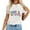 White, variant on Usa Shirt Women Patriotic American Flag Distressed T-Shirt