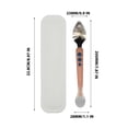 thumbnail image 3 of Cuillère pour Bébé en Silicone, Cuillère à Purée Cuillère pour Aliments pour Bébé Couverts pour Bébé Cuillère à Purée de Fruits Outil à Double Extrémité pour Purée de Fruits Purée de Pommes Cuillère, 3 of 5