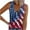 2-13-Multicolor, variant on SELONE Tank Tops for Women 4 of July Plus Size Sleeveless V Neck Button Stars and Stripes Apparel Red White Blue Wear Clothes Gifts Activewear M