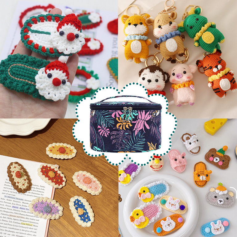 SDJNLXS 50 Piece Crochet Kit for Beginners Crochet Kit with Yarn