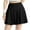 Black, variant on MIUOWANP Women's Summer Solid Color Sports Running Fitness Comfortable Prevention Short Skirt Light Blue M