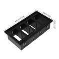 thumbnail image 3 of KAKOWELY Yacht Switch Assembly Mounting Frame For Automotive And Marine Use Plastic Holder For Car Toggle Rocker Switch Panel Dashboard Switch Housing For Vehicles,4.53X"X2.36"X1.18", 3 of 4