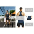 thumbnail image 3 of 5 Pack Workout Tank Tops for Men Sleeveless Quick Dry Training Gym Shirts Bodybuilding Fitness Muscle Y-Back Tees, 3 of 8