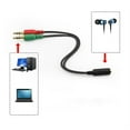 thumbnail image 1 of Adaptador de cable divisor en Y para auriculares hembra a macho, 1 of 7