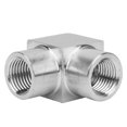 thumbnail image 1 of Conector de acoplamiento rápido, BSPP Rosca hembra doble Conector BSPP Conector rápido de acero inoxidable Respuesta rápida, 1 of 9