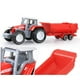 thumbnail image 5 of Tractor de juguete a escala, juguete de fricción para la primera infancia, juguete educativo coleccionable de granja, pequeño vehículo de construcción para niños, camión maderero de plástico., 5 of 7