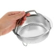 thumbnail image 3 of Myenne Basket For Cooking 18cm Stainless Steel Vegetable Basket With Handle For Pan Pot Pan Basket Insert Strainer And Rice Washer Silver, 3 of 10