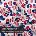 thumbnail image 3 of Patriotic Tablecloth Red White and Blue Tablecloth Love Round Tablecloth 60 Inch Washable Reusable for 4th of July Tablecloth Parties Dinner Picnic Dining Kitchen Decor, 3 of 5