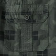 thumbnail image 4 of Aayomet Men Shorts Mid Waist Pant Short Cargo Pant Solid Splice Pocket Drawstring Shorts Fashion Solid Color Loose (Green, L), 4 of 5