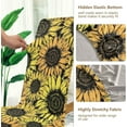 thumbnail image 4 of Retro Sunflower Dining Room Chair Covers Set of 4,Stretchable Removable Washable Spandex Kitchen Chair Protector Slipcovers for Restaurant,Hotel,Ceremony,Christmas,Festival Decoration, 4 of 6