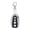 Black, variant on 2PCS Remote Control Gate Backup Key 433 MHz Sliding Gate Opener Automatic Operator RF Technology Long Range
