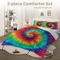 thumbnail image 5 of Sleepwish Kids Comforter Set, 3-Piece Red Blue Tie Dye Bedding Sets for Girls Queen, 5 of 7