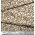 thumbnail image 2 of Soimoi Polyester Crepe Fabric Leaves & Floral Artistic Fabric Prints by Yard 52 Inch Wide, 2 of 3