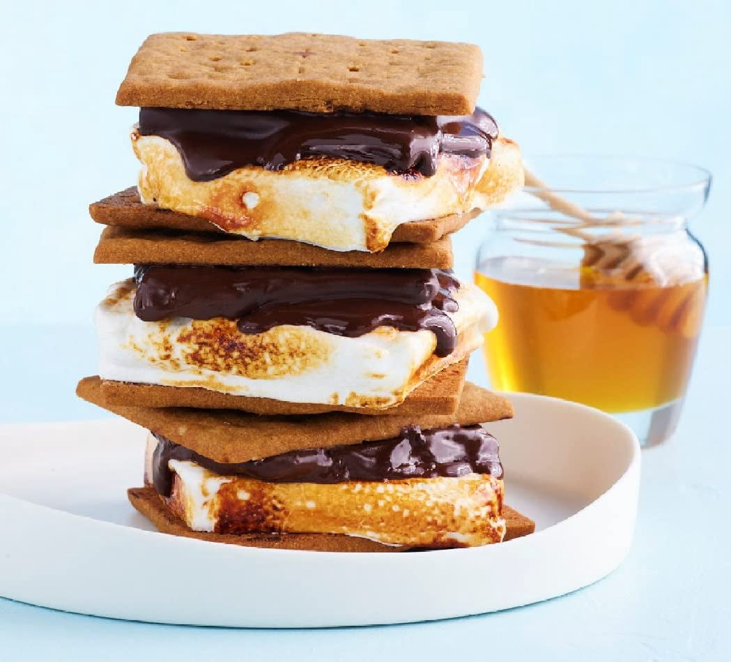 Pamela's Gluten Free Graham Crackers, Honey, Pie Crust, S'mores & Snacks, 7.5 Ounce (Pack of 6)