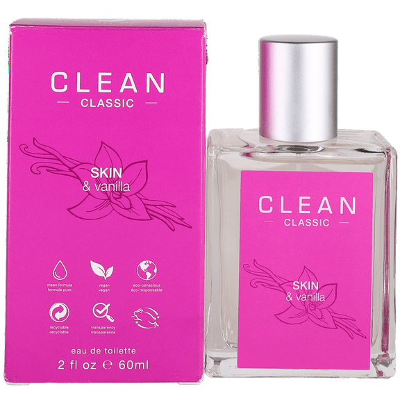 Clean Skin & Vanilla for Women Eau de Toilette Spray 2oz