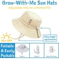 thumbnail image 2 of czcpp-Adjustable Cotton Bucket Sun-Hat for Boys or Girls, 2 of 4