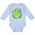 thumbnail image 3 of Inktastic Love, Care, Cure Lymphoma Awareness Lime Green Ribbon Hearts Boys or Girls Long Sleeve Baby Bodysuit, 3 of 5