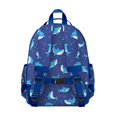 thumbnail image 2 of Nautical Underwater Marine Life Students Backpack With Dolphin, Shark, Whale Ocean Tropical Sea Abstract Funny Pattern, 2 of 6