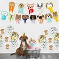 thumbnail image 4 of Cartoon Pet Dog Theme Birthday Decor Supplies Dog Bone Foil Balloon Puppy Cake Topper Happy Birthday Banner for Animals Birthday Party Decoration, 4 of 5