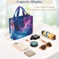 thumbnail image 5 of FORMRS Womens Corduroy Tote Bag Crossbody Shoulder Handbag with Pocket, Galaxy Pattern, 5 of 7