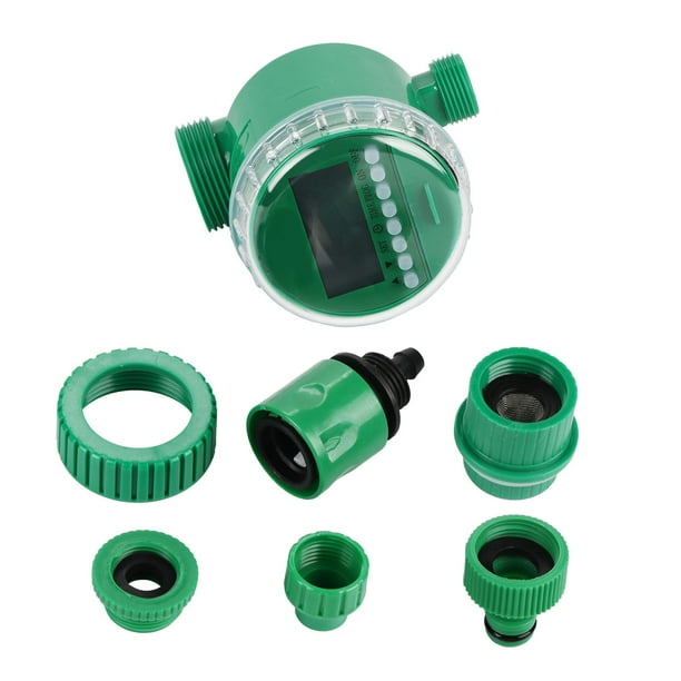 Controlador de temporizador de riego, temporizador de riego electrónico LCD Digital automático, controlador de riego de jardín construido para durar