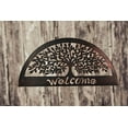 thumbnail image 3 of 31 Inch Copper Metal Welcome Tree Wall Mounted Sign Home Decor Hanging Plaque, 3 of 5