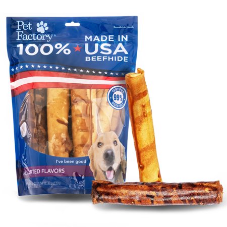 UPC: 0094983782589 | Pet Factory 100% Beefhide Rolls Dog Chews (10 Count)