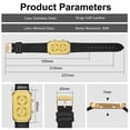 thumbnail image 6 of Men’s Vintage Quartz Watch Rectangular Dual-Dial Design with Dual Time Zone,Waterproof Man Watch with Leather Strap, Perfect for Travel & Business, 6 of 7