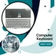 thumbnail image 3 of Methold Teclados Dispositivo de entrada de conexión con cable Diseño de EE. UU. Teclado alternativo Teclado de oficina Piezas de notebook Cuadernos de escritura y cuadernos de bocetos, 3 of 5