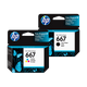 thumbnail image 2 of Combo Tinta Original HP 667 Negro y Color HP 3YM78AL + 3YM79AL, 2 of 2