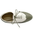 thumbnail image 6 of Ollio Women's Shoes Classic Lace Up Dress Low Flat Heels Oxfords M1914, 6 of 6